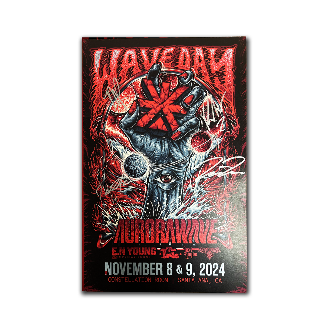 Aurorawave Signed Wave Day Poster