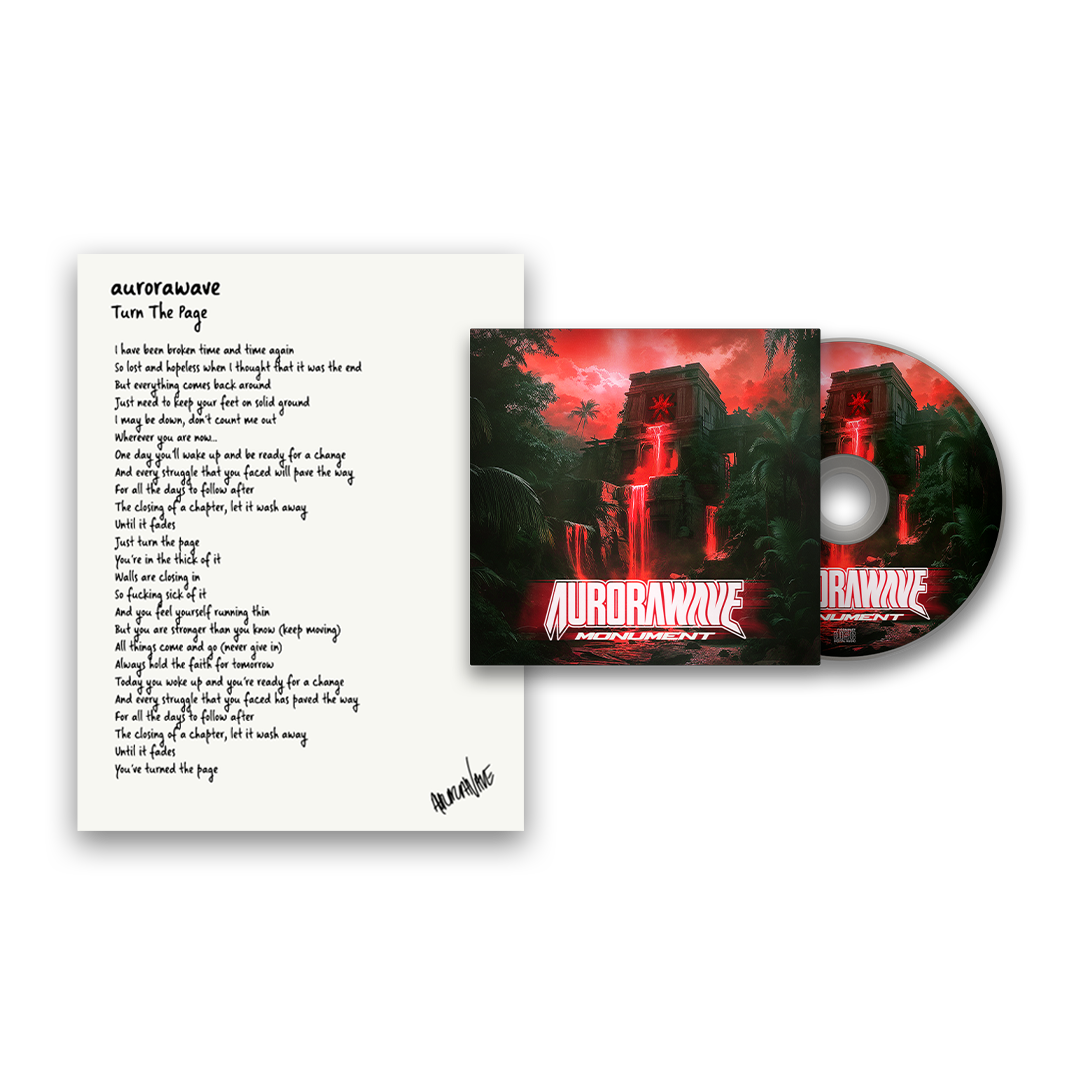 [MONUMENT] FAN PACK - pre order (handwritten signed lyric sheet + cd)