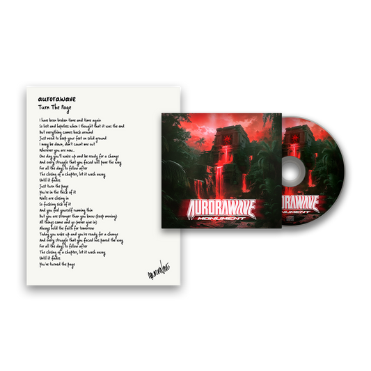 [MONUMENT] FAN PACK - pre order (handwritten signed lyric sheet + cd)